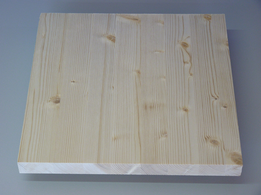 Klenk Holz 2535 Leimholzplatte 18x200x2.000mm Einschicht Massivholzplatte Fichte,